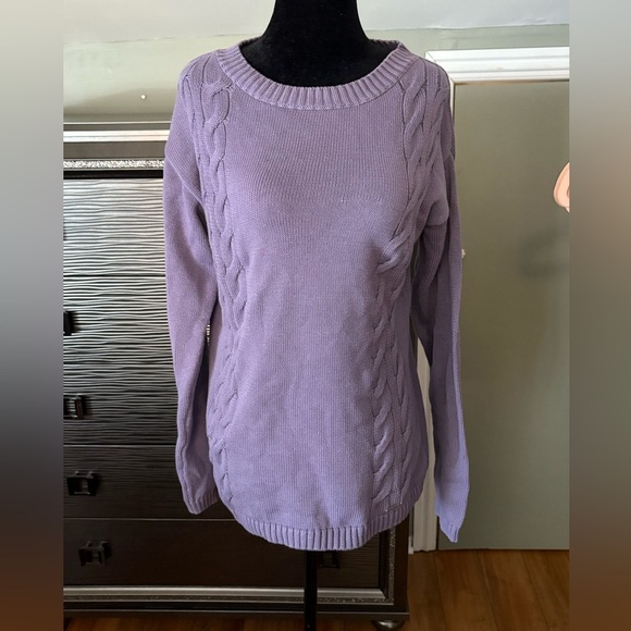 U.S. Polo Assn. Purple Crew Neck Sweater - Picture 1 of 3